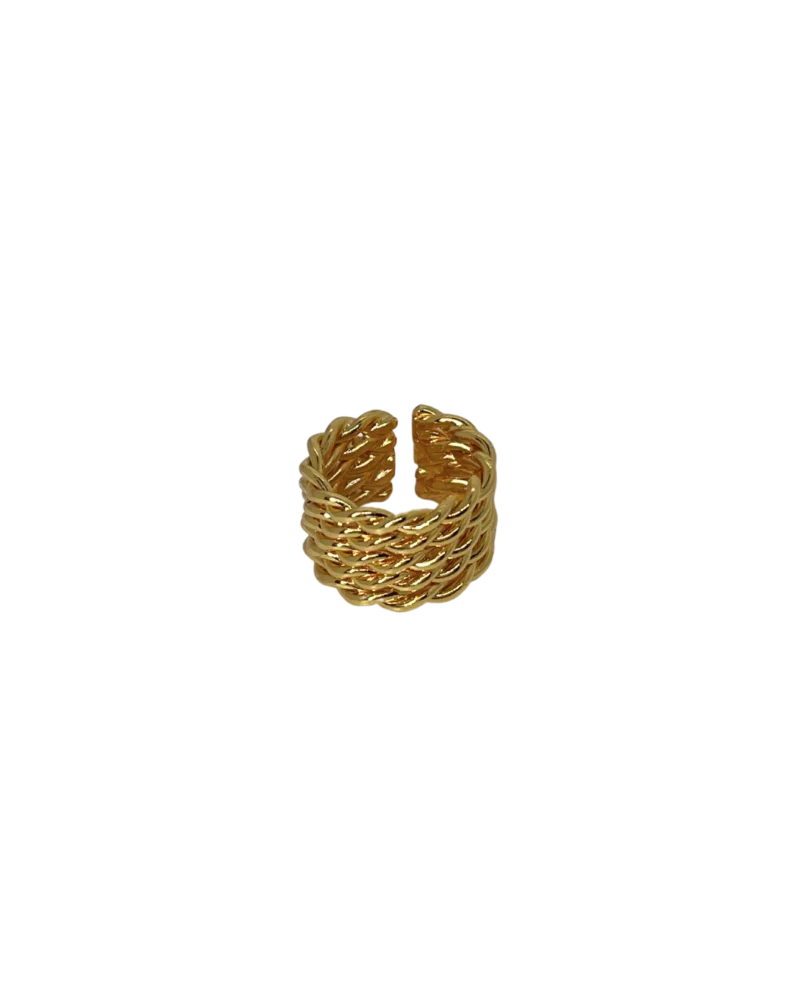 Anillo Trenzaso Amazon Gold - Image 2