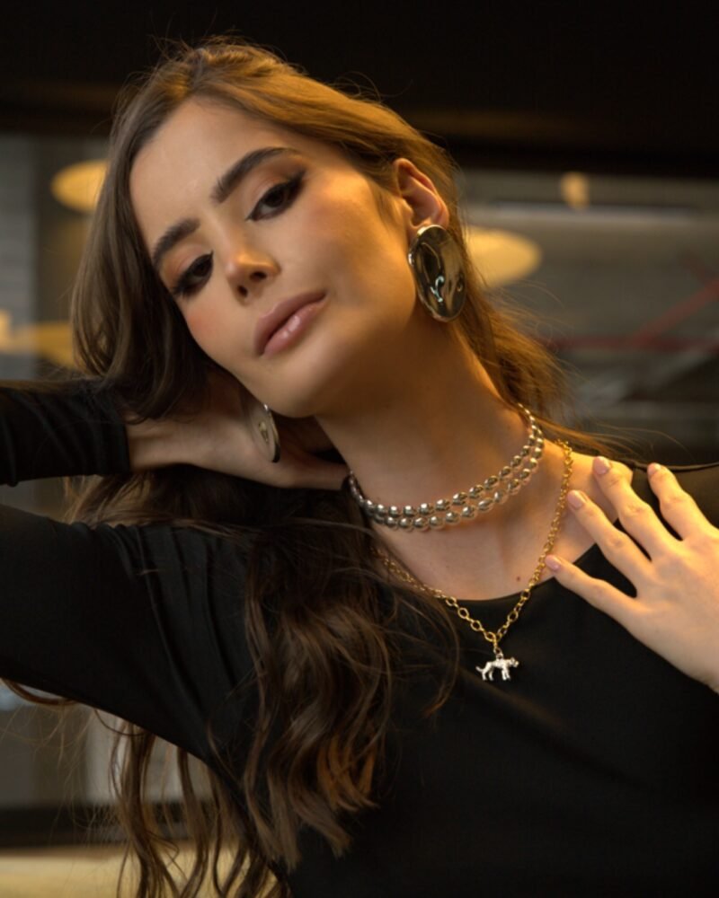 Collar Panter Cadena dorada